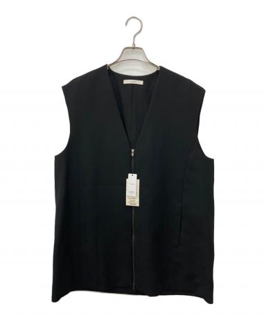 中古・古着通販】LOHEN (ローヘン) バックタックショートジレ ブラック