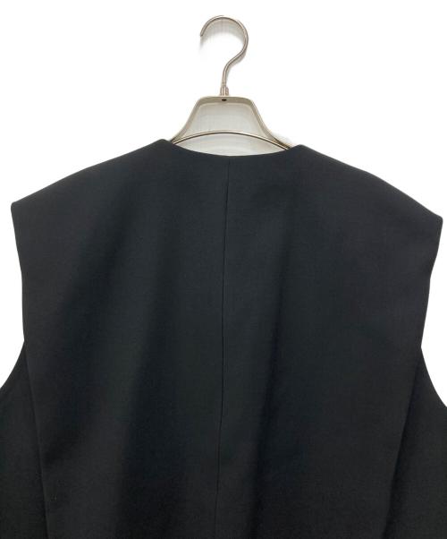 LOHEN（ローヘン）LOHEN (ローヘン) バックタックショートジレ ブラック サイズ:FREEの古着・服飾アイテム