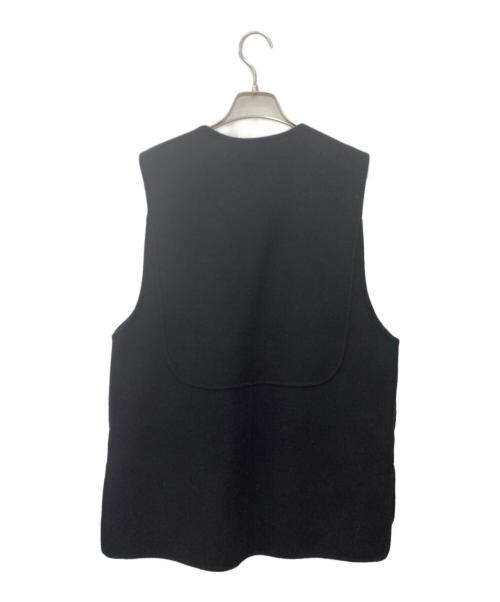 machatt（マチャット）machatt (マチャット) リバーウールベスト ブラック サイズ:FREE 未使用品の古着・服飾アイテム