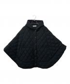maison de Dolce.メゾンドドルチェ）の古着「キルティングポンチョ」｜ブラック