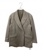 ETRE TOKYOエトレトウキョウ）の古着「ピークドラペルウールテーラードジャケット」｜ベージュ