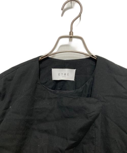 ETRE TOKYO（エトレトウキョウ）ETRE TOKYO (エトレトウキョウ) パディングショートブルゾン ブラック サイズ:Mの古着・服飾アイテム