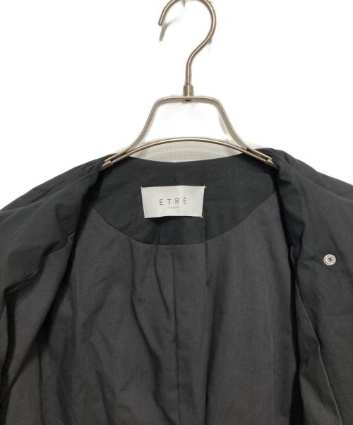 ETRE TOKYO（エトレトウキョウ）ETRE TOKYO (エトレトウキョウ) パディングショートブルゾン ブラック サイズ:Mの古着・服飾アイテム