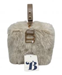 Bibiy.（ビビィ）の古着「B. FUR BOX BAG」｜ベージュ