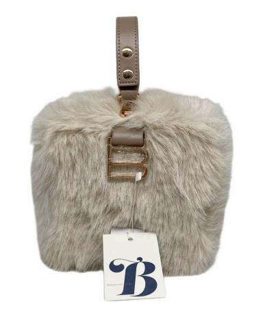 【美品】Bibiy. B BAG 中古・古着通販】Bibiy. (ビビィ) B. FUR BOX BAG ベージュ 未使用品