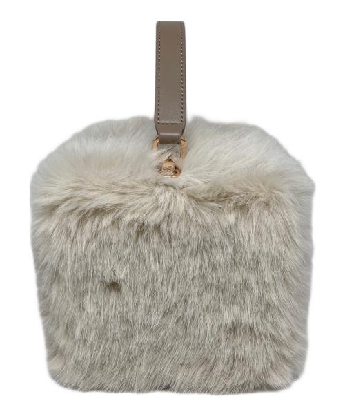 Bibiy.（ビビィ）Bibiy. (ビビィ) B. FUR BOX BAG ベージュ 未使用品の古着・服飾アイテム