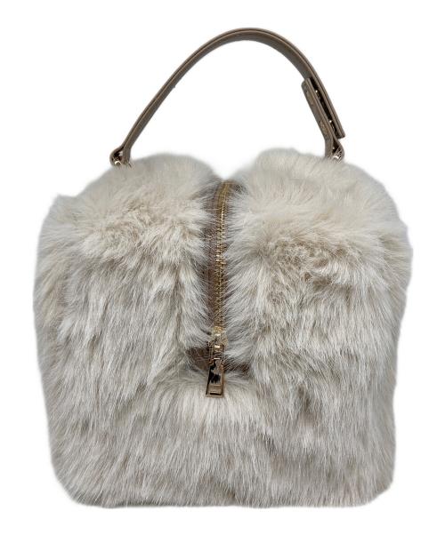 Bibiy.（ビビィ）Bibiy. (ビビィ) B. FUR BOX BAG ベージュ 未使用品の古着・服飾アイテム