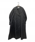 ETRE TOKYOエトレトウキョウ）の古着「コンシャススリーブトレンチコート」｜ブラック