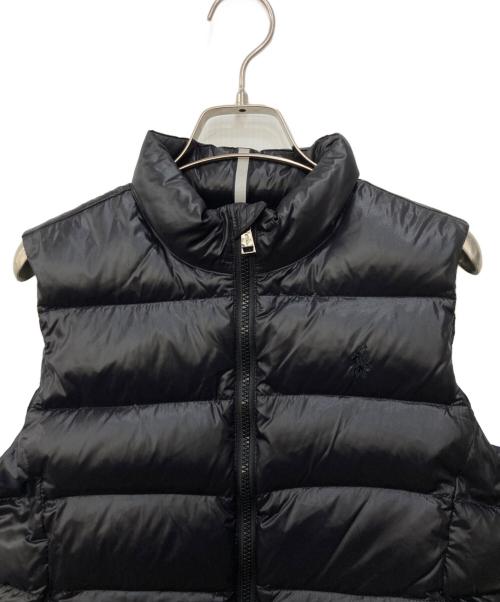 POLO RALPH LAUREN（ポロ・ラルフローレン）POLO RALPH LAUREN (ポロ・ラルフローレン) ダウンベスト ブラック サイズ:XLの古着・服飾アイテム