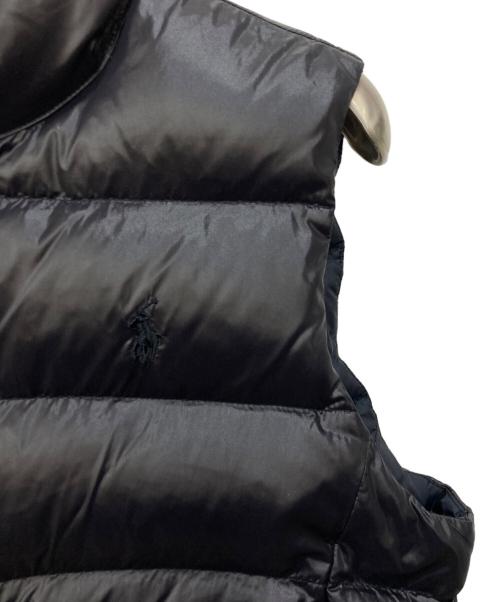 POLO RALPH LAUREN（ポロ・ラルフローレン）POLO RALPH LAUREN (ポロ・ラルフローレン) ダウンベスト ブラック サイズ:XLの古着・服飾アイテム