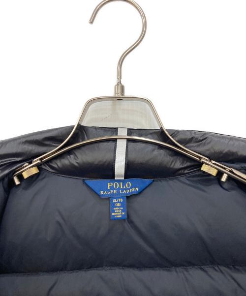 POLO RALPH LAUREN（ポロ・ラルフローレン）POLO RALPH LAUREN (ポロ・ラルフローレン) ダウンベスト ブラック サイズ:XLの古着・服飾アイテム