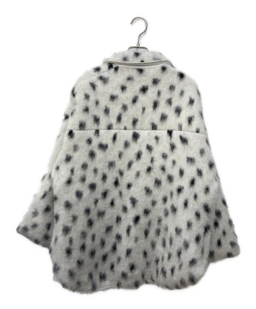 Gypsohila（ジプソフィア）Gypsohila (ジプソフィア) Dalmatian Knit Jacket アイボリー サイズ:FREEの古着・服飾アイテム