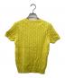 POLO RALPH LAUREN (ポロ・ラルフローレン) ポニー刺繍ショートスリーブケーブルニット イエロー サイズ:Ｓ：10000円
