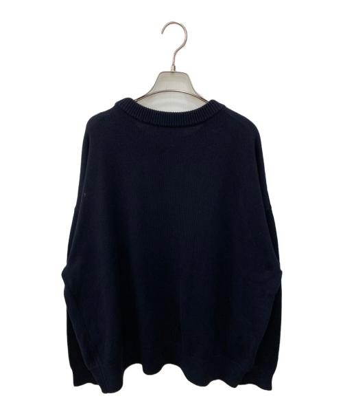 EVERYDAY I LIKE.（エヴリデイ アイ ライク）EVERYDAY I LIKE. (エヴリデイ アイ ライク) ベーシックニット ネイビー サイズ:不明の古着・服飾アイテム