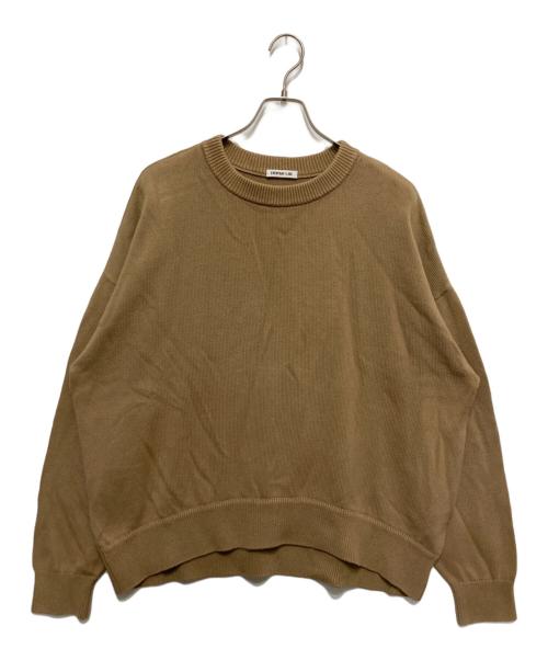 EVERYDAY I LIKE.（エヴリデイ アイ ライク）EVERYDAY I LIKE. (エヴリデイ アイ ライク) ベーシックニット ベージュ サイズ:表記なしの古着・服飾アイテム