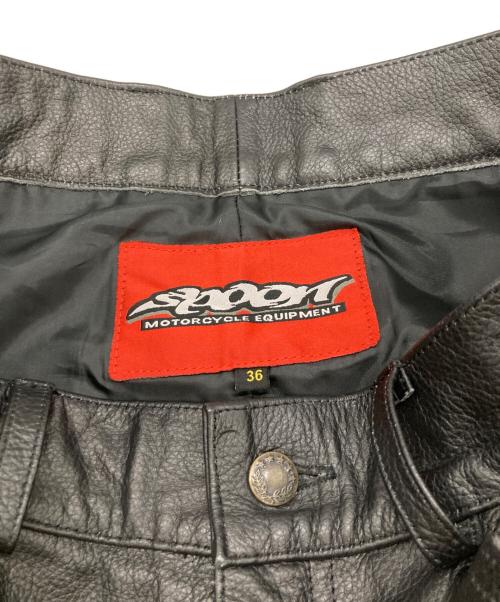 SPOOM（スプーム）spoom (スプーム) レザーパンツ ブラック サイズ:36の古着・服飾アイテム