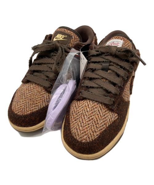NIKE（ナイキ）NIKE (ナイキ) Harris Tweed (ハリスツイード) W DUNK LOW ブラウン サイズ:22㎝ 未使用品の古着・服飾アイテム