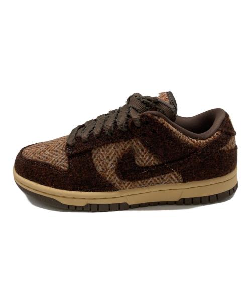 NIKE（ナイキ）NIKE (ナイキ) Harris Tweed (ハリスツイード) W DUNK LOW ブラウン サイズ:22㎝ 未使用品の古着・服飾アイテム
