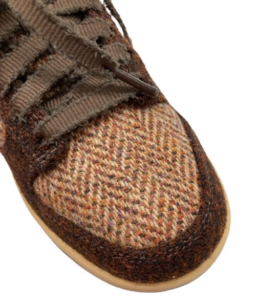 NIKE（ナイキ）NIKE (ナイキ) Harris Tweed (ハリスツイード) W DUNK LOW ブラウン サイズ:22㎝ 未使用品の古着・服飾アイテム