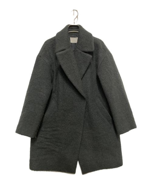 IENA（イエナ）IENA (イエナ) ウールモヘヤシャギーコート グレー サイズ:34の古着・服飾アイテム