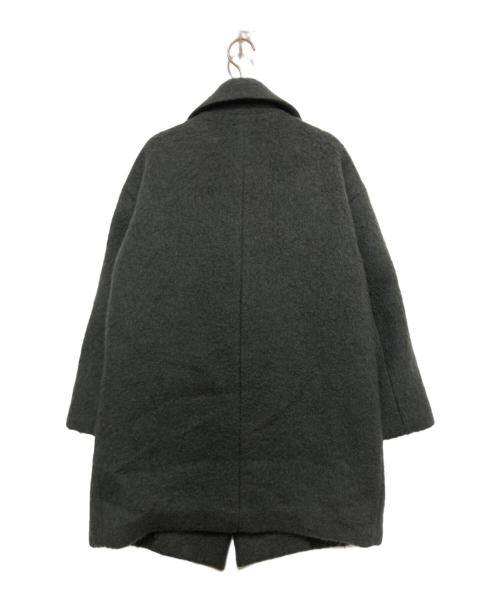 IENA（イエナ）IENA (イエナ) ウールモヘヤシャギーコート グレー サイズ:34の古着・服飾アイテム