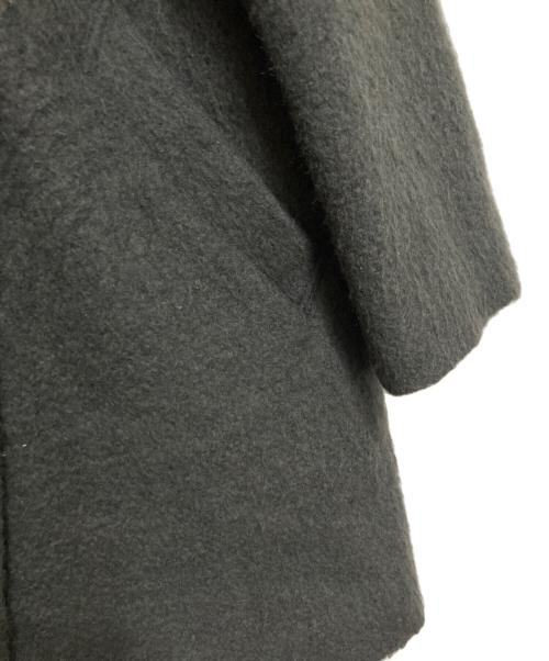 IENA（イエナ）IENA (イエナ) ウールモヘヤシャギーコート グレー サイズ:34の古着・服飾アイテム