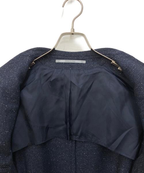 Cantarelli（カンタレリ）Cantarelli (カンタレリ) カシミヤシルクダブルコート ネイビー サイズ:44の古着・服飾アイテム