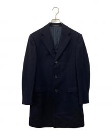 CORNELIANI（コルネリアーニ）の古着「ウールチェスターコート」｜ネイビー