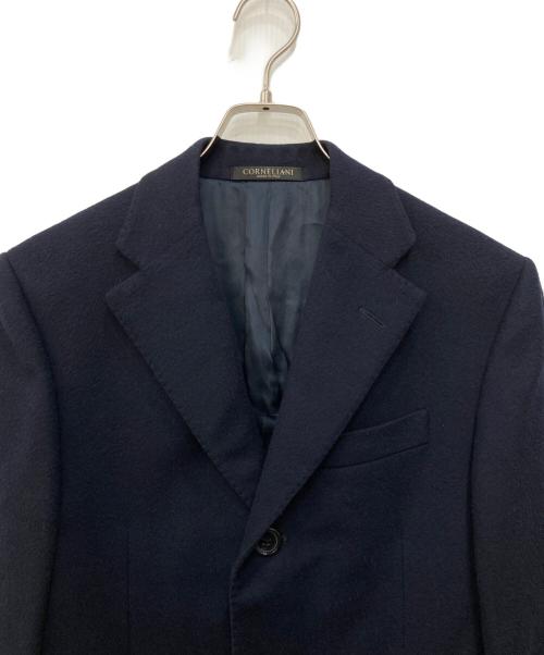 CORNELIANI（コルネリアーニ）CORNELIANI (コルネリアーニ) ウールチェスターコート ネイビー サイズ:44の古着・服飾アイテム
