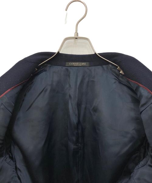 CORNELIANI（コルネリアーニ）CORNELIANI (コルネリアーニ) ウールチェスターコート ネイビー サイズ:44の古着・服飾アイテム
