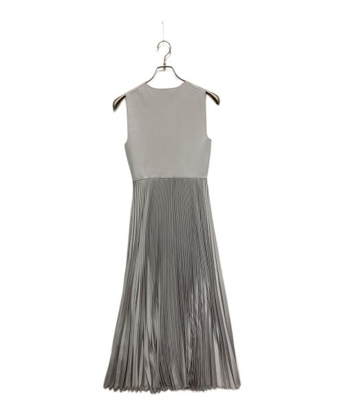 theory（セオリー）theory (セオリー) Satin Texture Crew SL PLT DR グレー サイズ:Pの古着・服飾アイテム