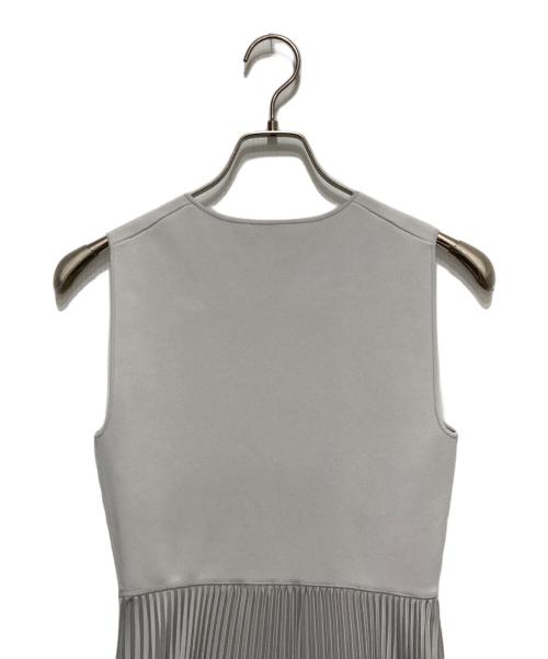 theory（セオリー）theory (セオリー) Satin Texture Crew SL PLT DR グレー サイズ:Pの古着・服飾アイテム