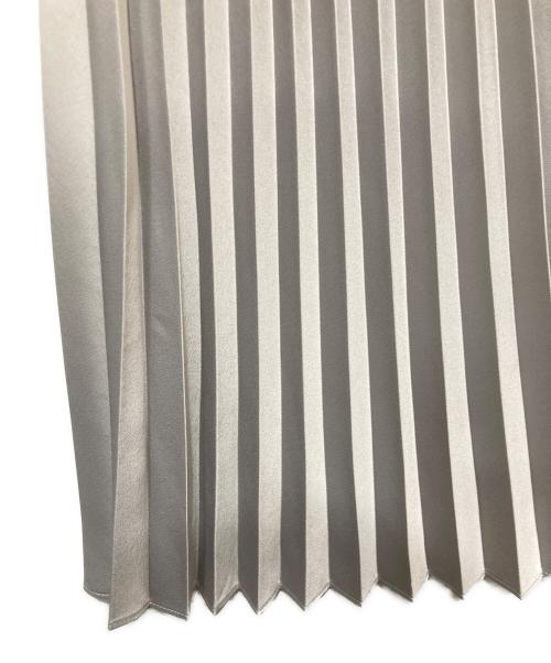 theory（セオリー）theory (セオリー) Satin Texture Crew SL PLT DR グレー サイズ:Pの古着・服飾アイテム