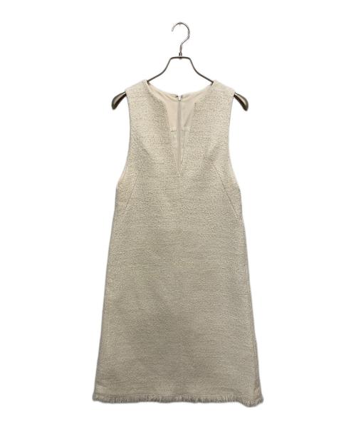 ANAYI（アナイ）ANAYI (アナイ) スラブツイードジャンパースカート アイボリー サイズ:SIZE 34の古着・服飾アイテム