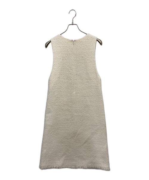 ANAYI（アナイ）ANAYI (アナイ) スラブツイードジャンパースカート アイボリー サイズ:SIZE 34の古着・服飾アイテム