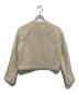 theory (セオリー) CROPPED JKT LIBERTY TWEED  ノーカラージャケット　クロップド ジャケット リバティ ツイード ベージュ サイズ:SIZE 0：8000円