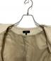 中古・古着 theory (セオリー) CROPPED JKT LIBERTY TWEED  ノーカラージャケット　クロップド ジャケット リバティ ツイード ベージュ サイズ:SIZE 0：8000円