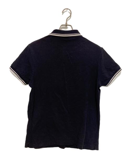 MONCLER（モンクレール）MONCLER (モンクレール) スリムフィットワッペンポロシャツ ネイビー サイズ:Lの古着・服飾アイテム