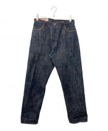 YAMANE（ヤマネ）の古着「Lot2100 カモメ刺繍デニムパンツ」｜インディゴ