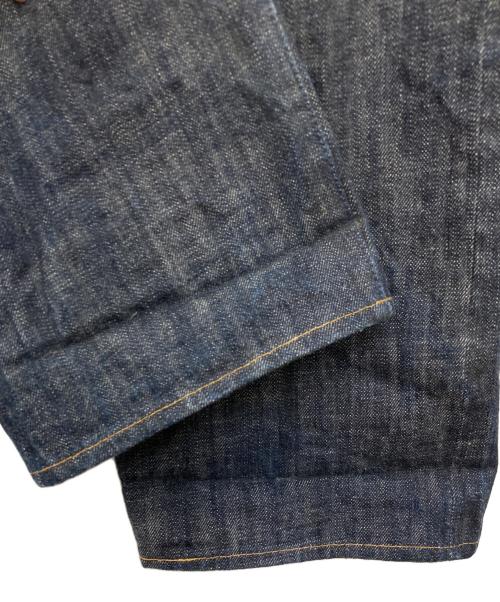 YAMANE（ヤマネ）YAMANE (ヤマネ) Lot2100 カモメ刺繍デニムパンツ インディゴ サイズ:SIZE 32/34の古着・服飾アイテム