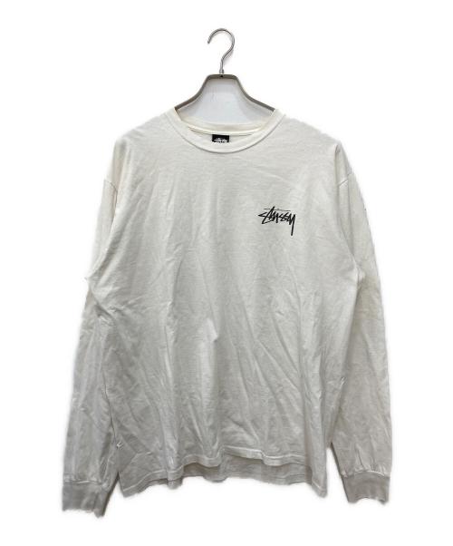 stussy（ステューシー）stussy (ステューシー) 8 Ball Fade Tee ホワイト サイズ:XLの古着・服飾アイテム
