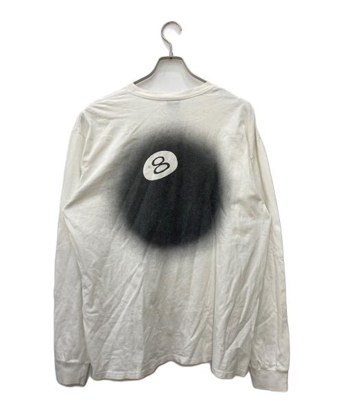 stussy（ステューシー）stussy (ステューシー) 8 Ball Fade Tee ホワイト サイズ:XLの古着・服飾アイテム