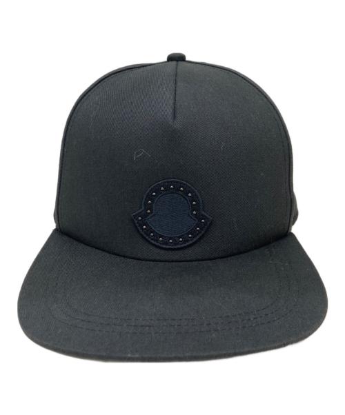 MONCLER（モンクレール）MONCLER (モンクレール) BASE BALL CAP ブラックの古着・服飾アイテム