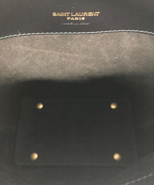 Saint Laurent Paris（サンローランパリ）Saint Laurent Paris (サンローランパリ) Le37ミニバケット2Wayショルダーバッグ ブラックの古着・服飾アイテム
