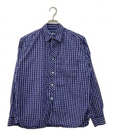 stussy（ステューシー）の古着「チェックシャツ」｜ネイビー