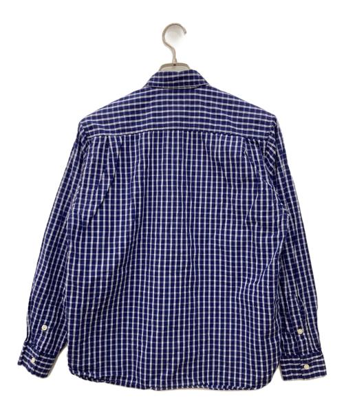 stussy（ステューシー）stussy (ステューシー) チェックシャツ ネイビー サイズ:Mの古着・服飾アイテム