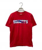 shorty'sショーティーズ）の古着「ロゴプリントTシャツ」｜レッド