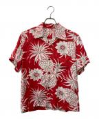 Sun Surfサンサーフ）の古着「アロハシャツ」｜レッド