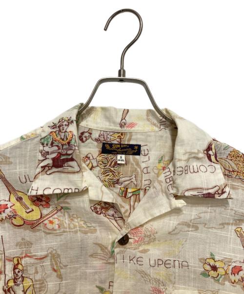 Sun Surf（サンサーフ）Sun Surf (サンサーフ) アロハシャツ ベージュ サイズ:Sの古着・服飾アイテム