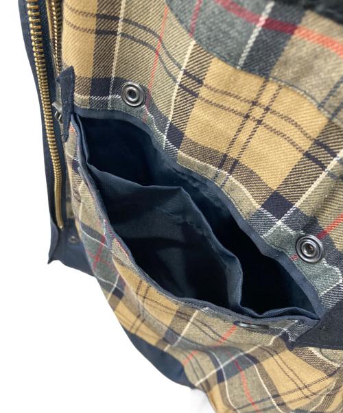Barbour（バブアー）Barbour (バブアー) SL BORDER WAXED JACKET ブラック サイズ:34の古着・服飾アイテム